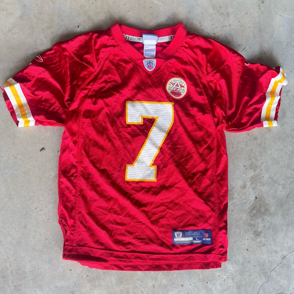 Vintage Reebok On Field Red Matt Cassel Kansas City Chiefs Jersey